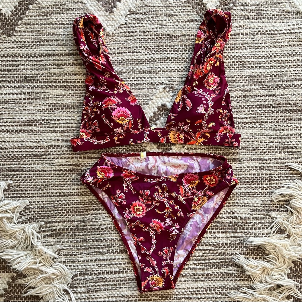 Floral Paisley Bikini Set